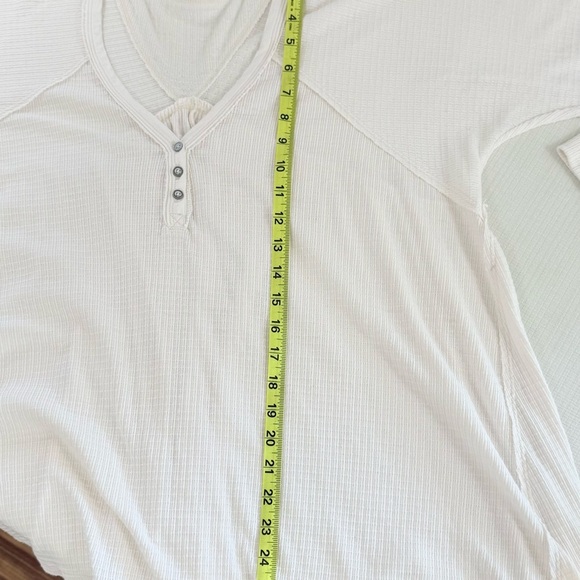 Free People Citrine Cream Long Sleeve Top - Picture 4 of 6